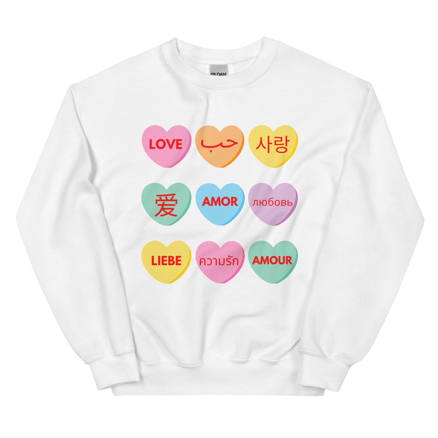 Love in Every Language Valentine's Day Sweater